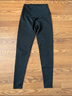 Core10 Black Mid-Waist Active Leggings Xs